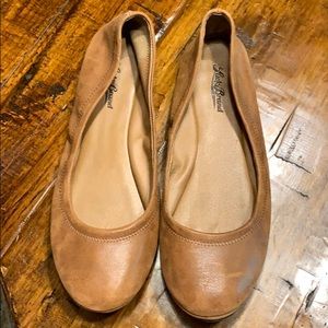 Cognac Brown Lucky Brand Emmie Flats 9.5